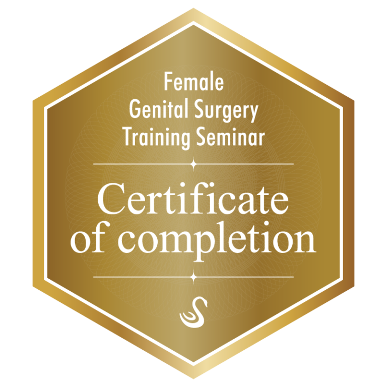 修了証バッチ